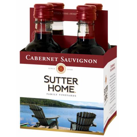 Sutter Home Cabernet Sauvignon 4 Pack 187mL