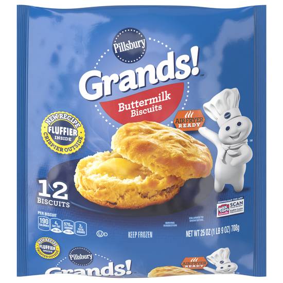Pillsbury Grands! Buttermilk Biscuits Dough