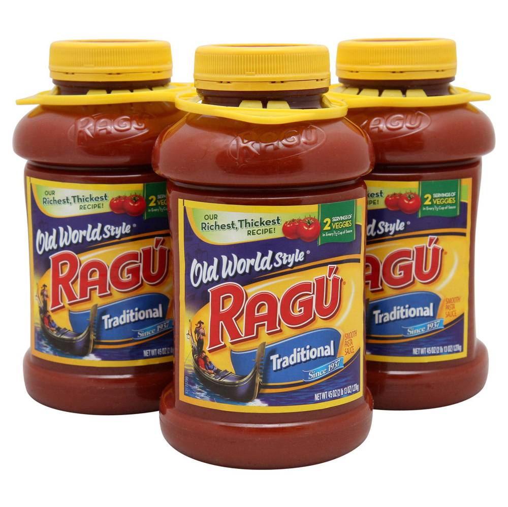 Ragu Old World Style Pasta Sauce, 45 oz, 3 count