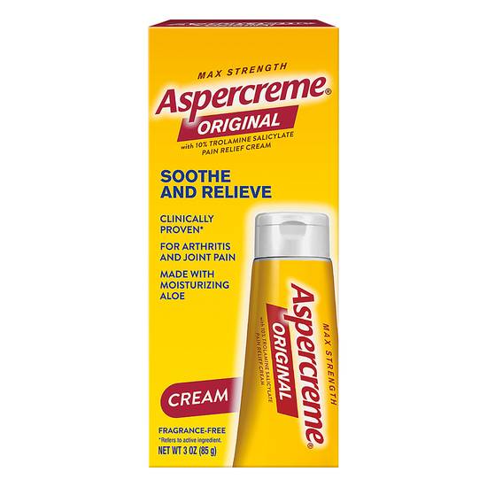 Aspercreme Max Strength Original Pain Relief Cream (3 oz)