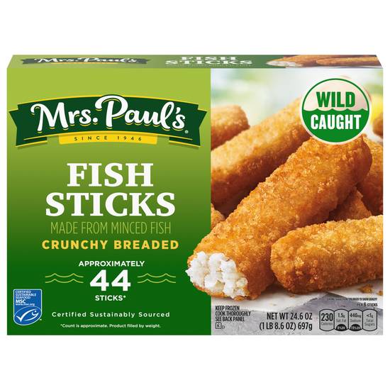 Mrs. Paul's Crunchy Fish Sticks (24.6 oz)