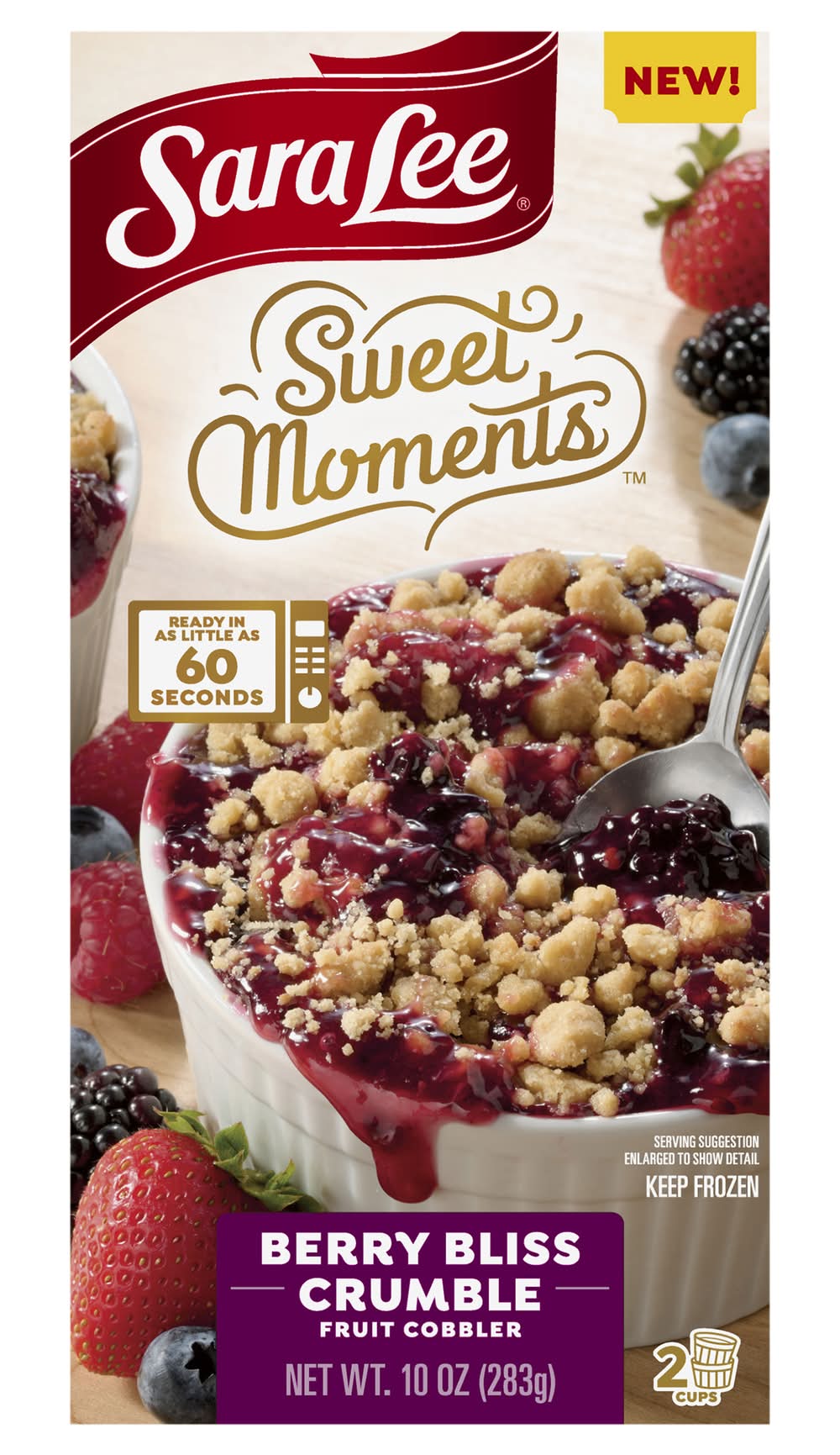 Sara Lee Sweet Moments Berry Bliss Crumble Fruit Cobbler (10 oz)