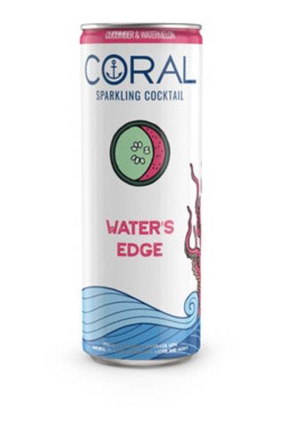 Coral Water's Edge Sparkling Cocktail (6x 12oz cans)