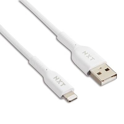 Nxt Technologies Braided Lightning To Usb Cable (4 ft/white)