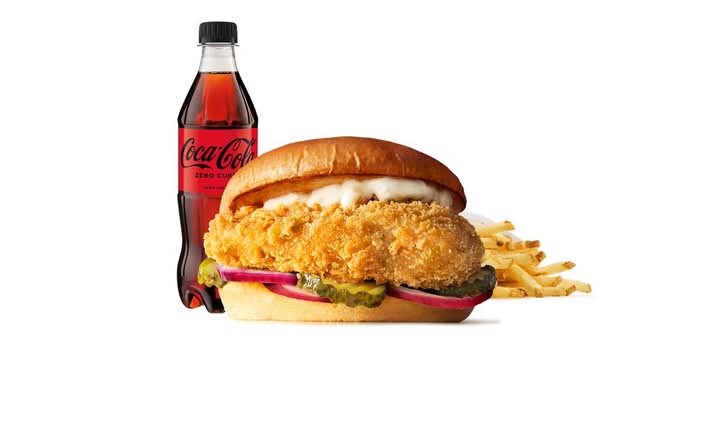 Grand Chicken Sandwich w zestawie