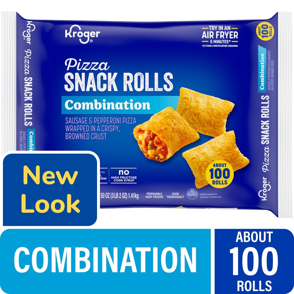 Kroger Pizza Snack Rolls, Combination (50 oz, 100 ct)