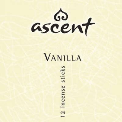 Ascent Incense Sticks Vanilla (12 units)