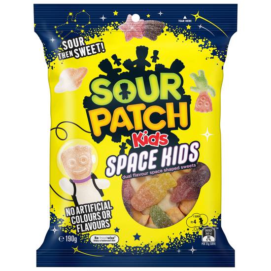 The Natural Confectionary Company Sour Patch Space Kids 190g