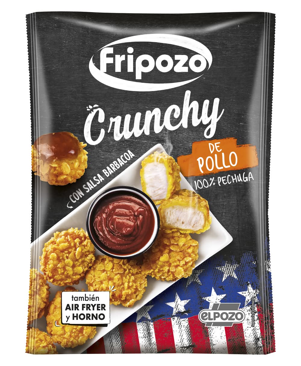 Crunchy de pollo con salsa barbacoa · Fripozo (300 g)