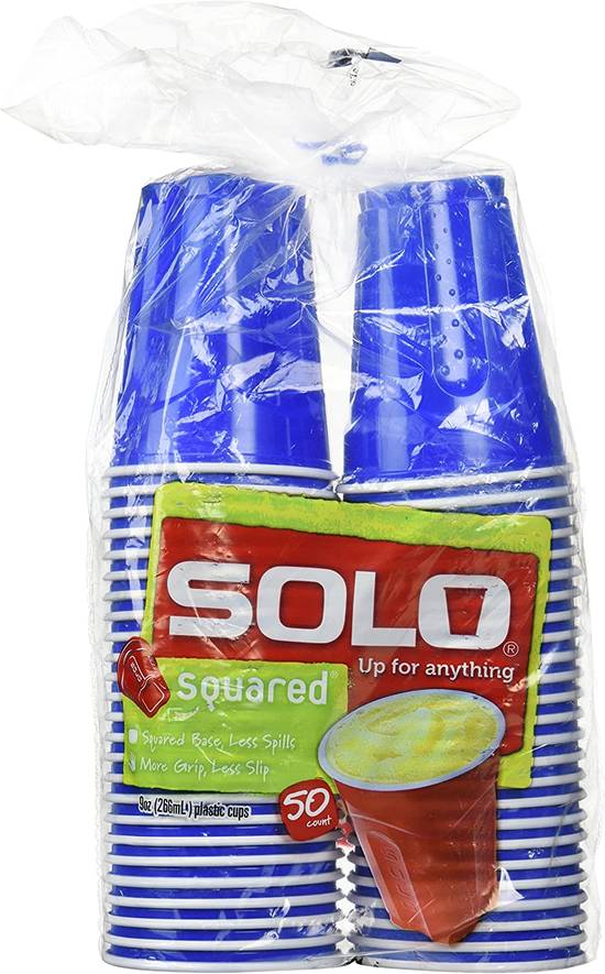 Solo Party Blue Cup - 50 Pack