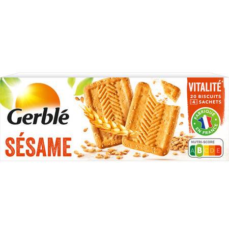 Biscuits sésame GERBLE - le paquet de 20 - 230 g