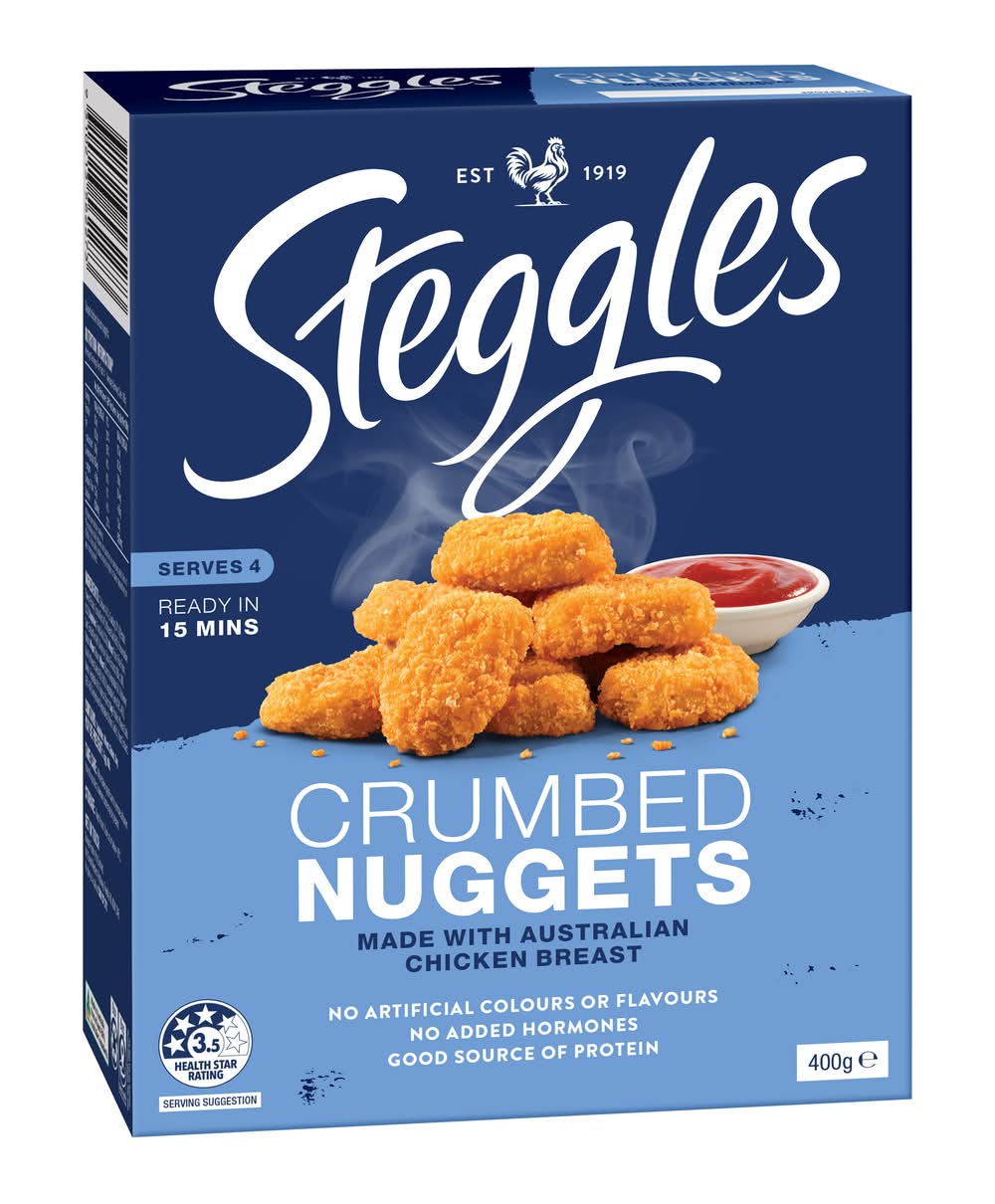 Steggles Crumbed Chicken Breast Nuggets (400g)