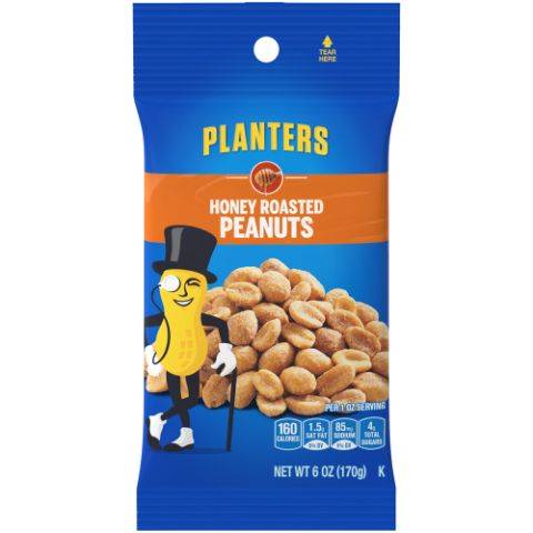 Planters Honey Roasted Peanuts 6oz