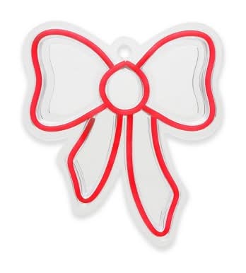 Neon Novelty Silhouette Light Signs Bow - Bullseye's Playground™