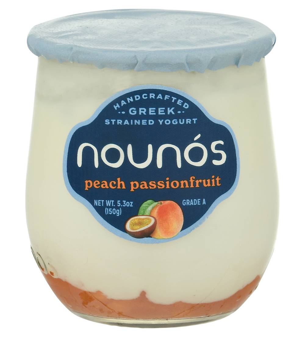 Nounós Peach Passionfruit Strained Greek Yogurt (5.3 oz)
