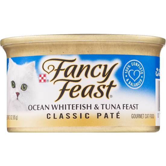 Fancy Feast Classic Pate Cat Food Ocean Whitefish & Tuna