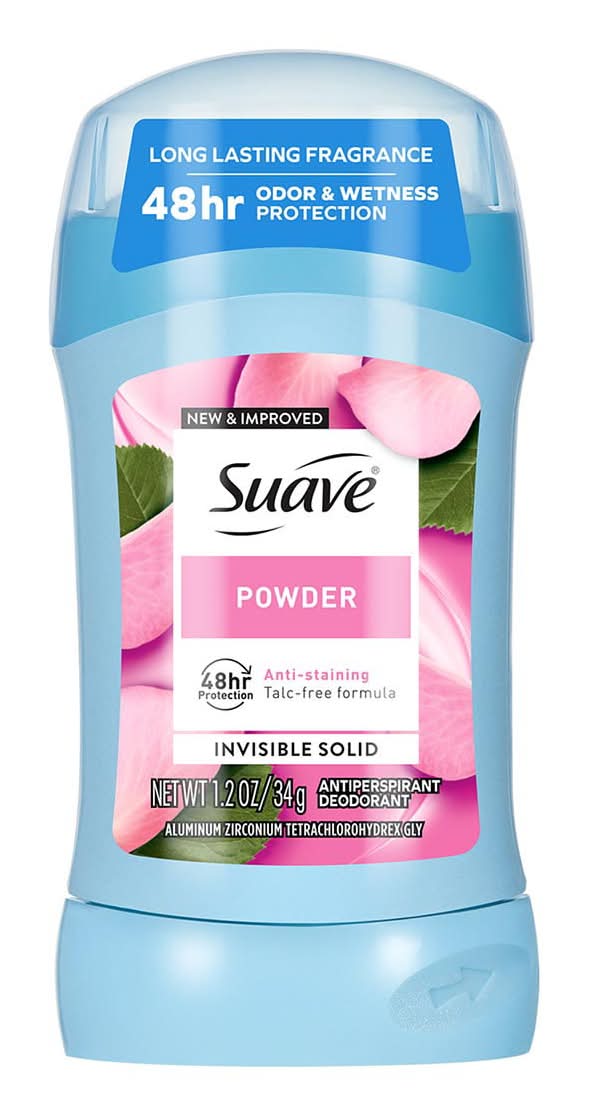 Suave Antiperspirant Deodorant Invisible Solid Powder (1.2 oz)