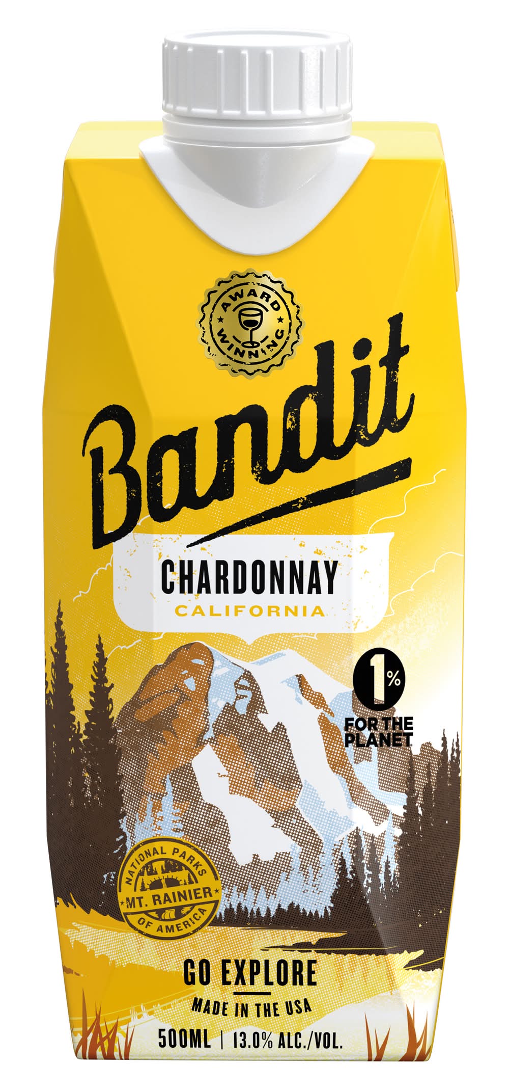 Bandit Chardonnay White Wine, Wine Box, 2002 (500 ml)