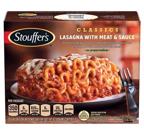 Stouffer's Frozen Lasagna With Meat & Sauce (10.5 oz)