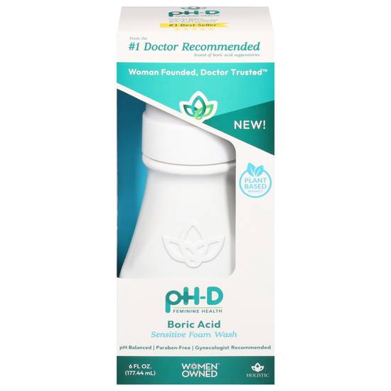 Ph-D Boric Acid Foam Wash Sensitive 6oz