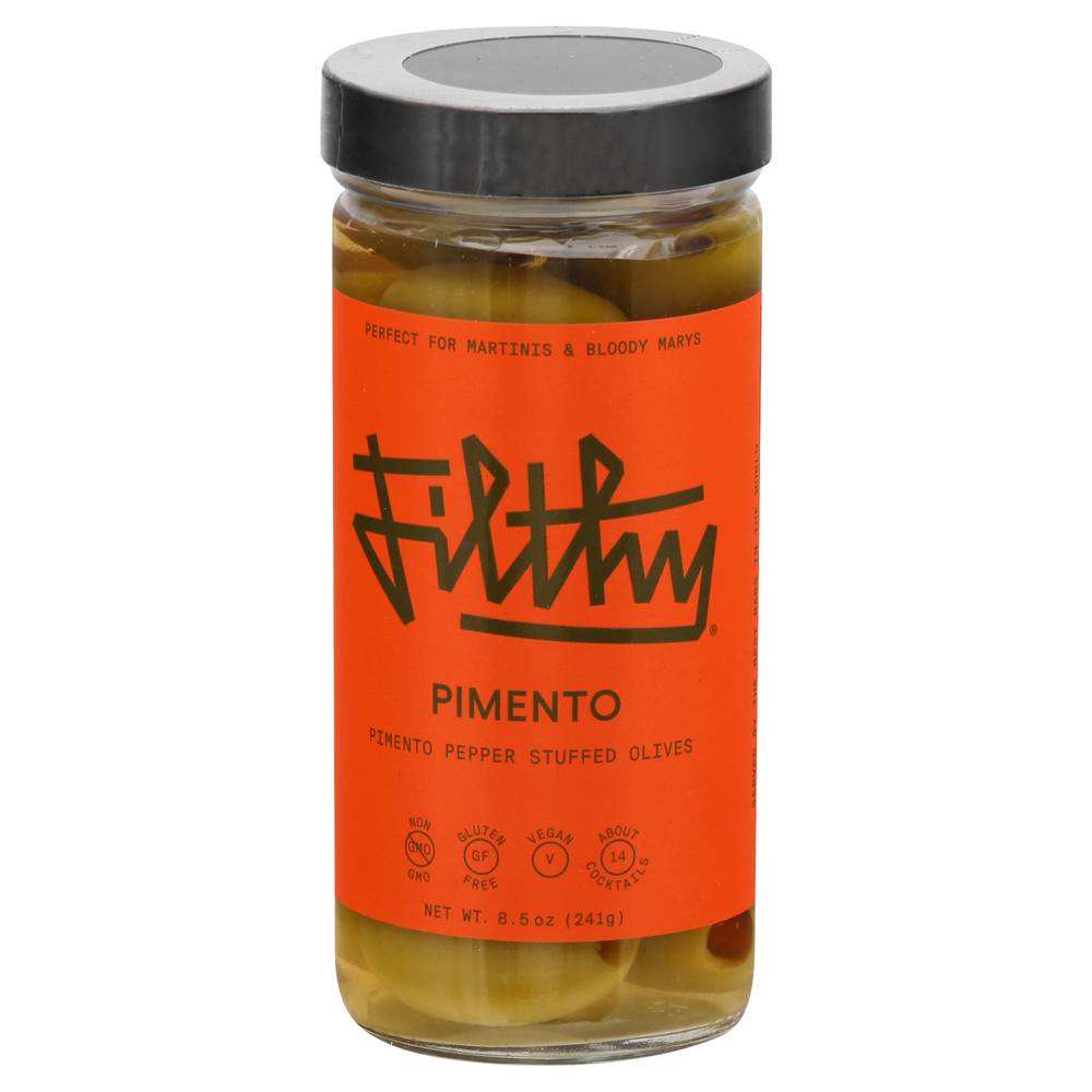 Filthy Pimento Pepper Stuffed Olives (8.5 oz)