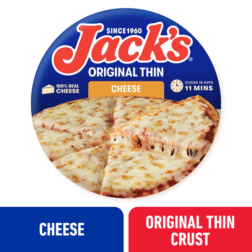 Jack's Original Thin Crust Pizza, Cheese (13.8 oz)