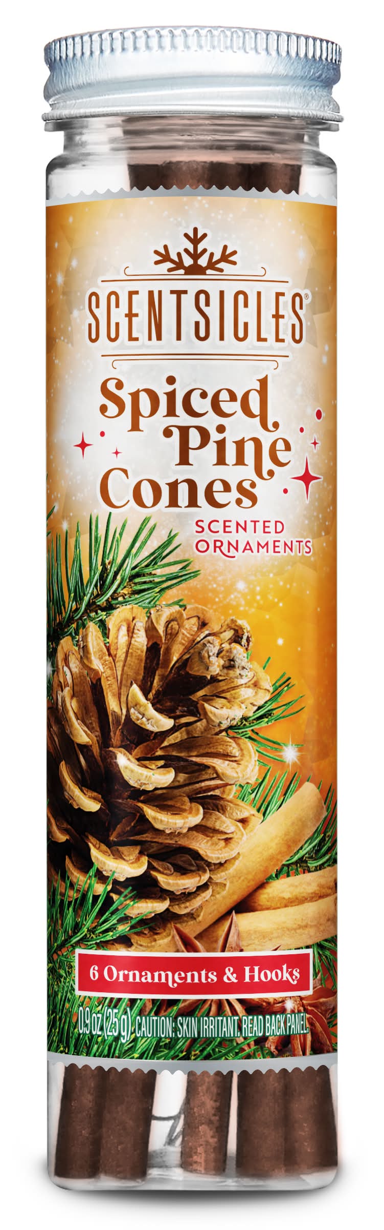 Scentsicles 6.5-in Scented decor Ornament stick 6 -Pack