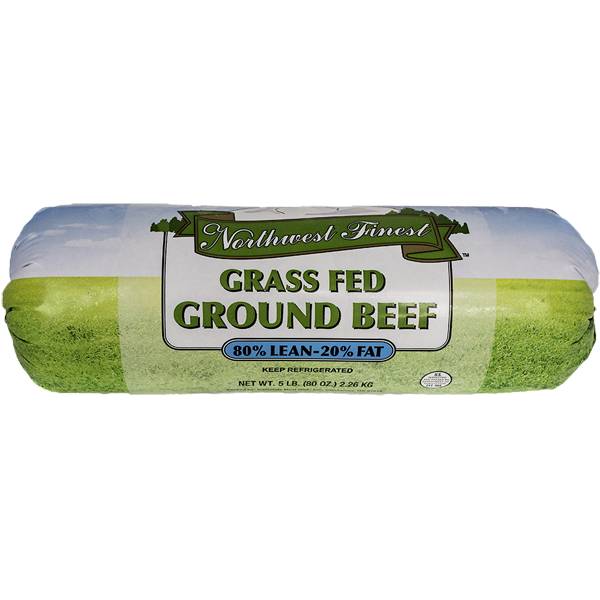 Northwest Finest Grass Fed Ground Beef (80 oz)