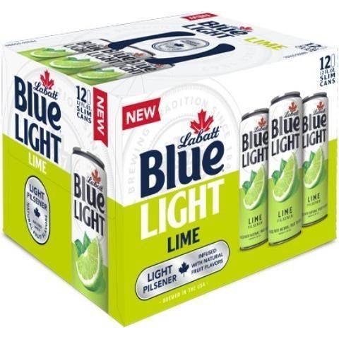 Labatt Blue Light Lime 12 Pack 12oz Cans