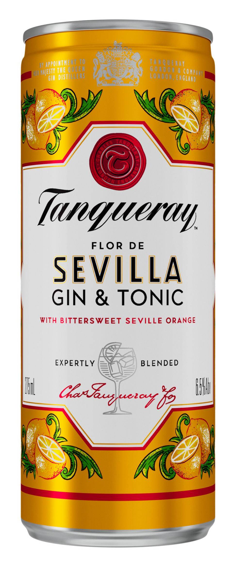 Tanqueray Flor De Sevilla Gin and Tonic (0.25L)