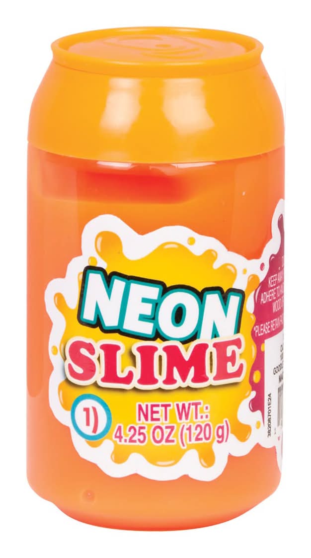 Play Can Slime Toy, Neon