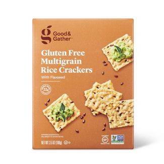 Good & Gather Gluten Free Multi-Grain With Flax Rice Crackers (3.5 oz)