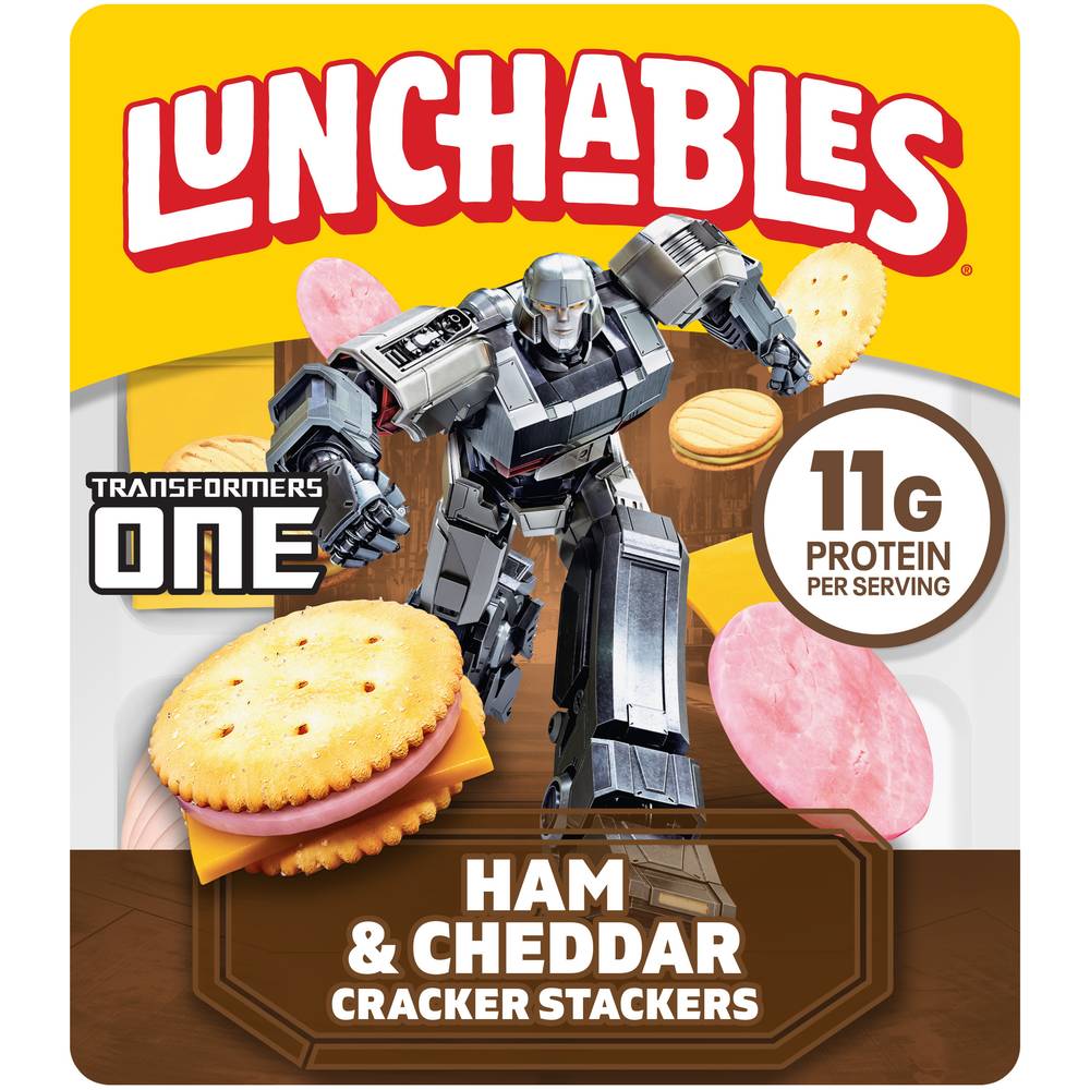 Lunchables Cracker Stackers (ham & cheddar)