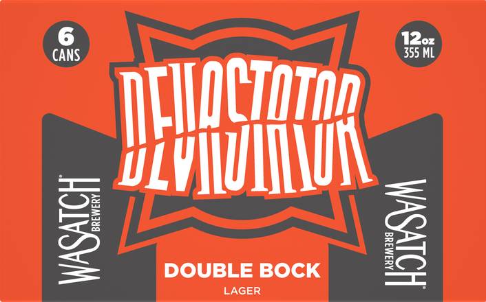 Wasatch Devastator Double Bock Lager Beer (6 ct x 12 fl oz)
