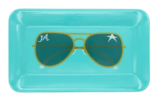 Jonathan Adler X Michaels Teal Sunglasses Melamine Serving Platter