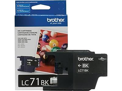 Brother Lc71bks Black Standard Yield Ink Cartridge