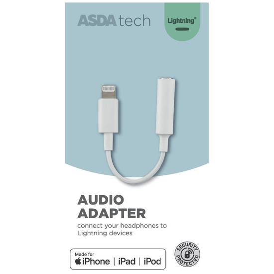 ASDA Tech Lightning to 3.5mm Aux Adapter Cable