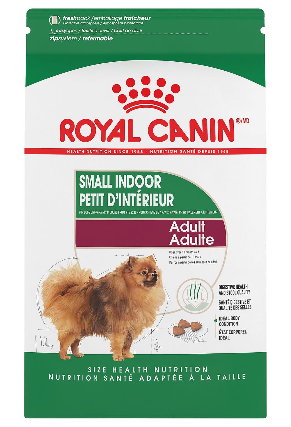 Royal Canin Size Health Nutrition Small Indoor Adult Dog Dry Food - Skin & Coat Health, 2.5 lb (Flavor: Chicken, Size: 2.5 Lb)