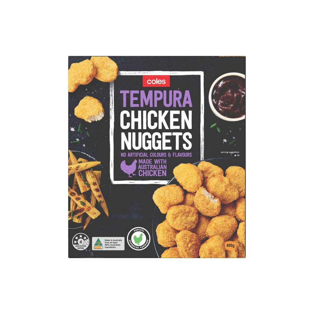 Coles Tempura Chicken Nuggets 400g