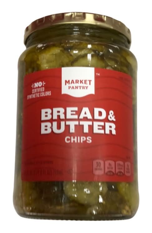 Market Pantry Bread and Butter Chips (24 fl oz)