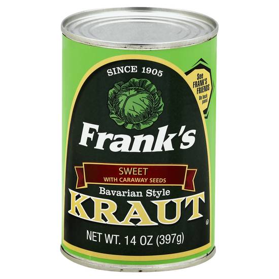 Frank's Kraut Bavarian Style Sweet Sauerkraut (14 oz)