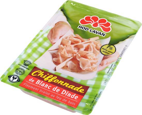 Chiffonnade de blanc de dinde