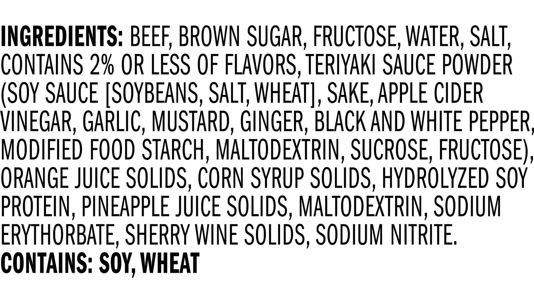 Jack Link's Premium Cuts Beef Steak, Teriyaki (1 oz)