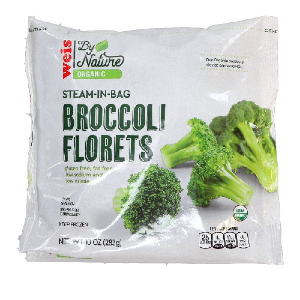 Weis Organics Vegetables Broccoli Florets (10 oz)