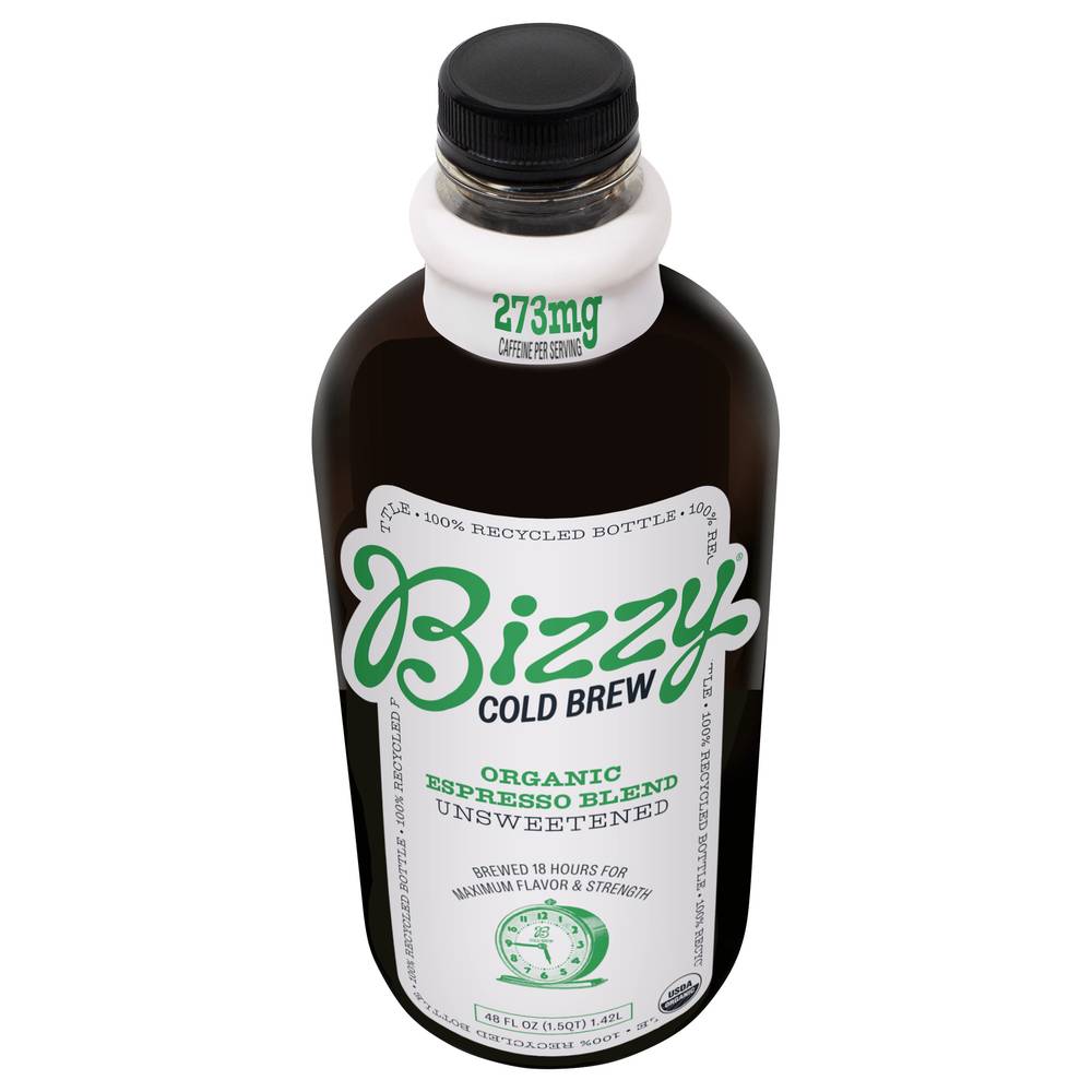 Bizzy Organic Espresso Blend Cold Brew Coffee (48 fl oz)