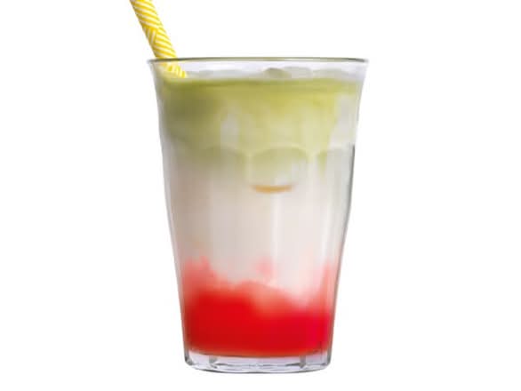 Iced Strawberry Matcha