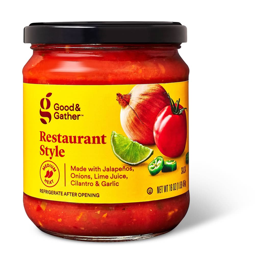 Good & Gather Medium Restaurant Style Salsa (16 oz)