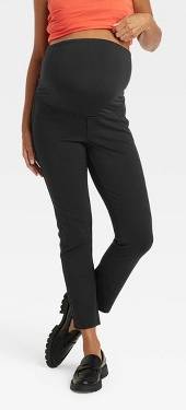 Over Belly Ponte Skinny Maternity Pants - Isabel Maternity by Ingrid & Isabel™ Black XXL: Ultimate Stretch, Ankle Length