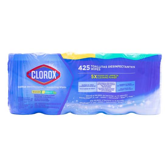 Clorox toallas desinfectantes (5 pack, 85 un)