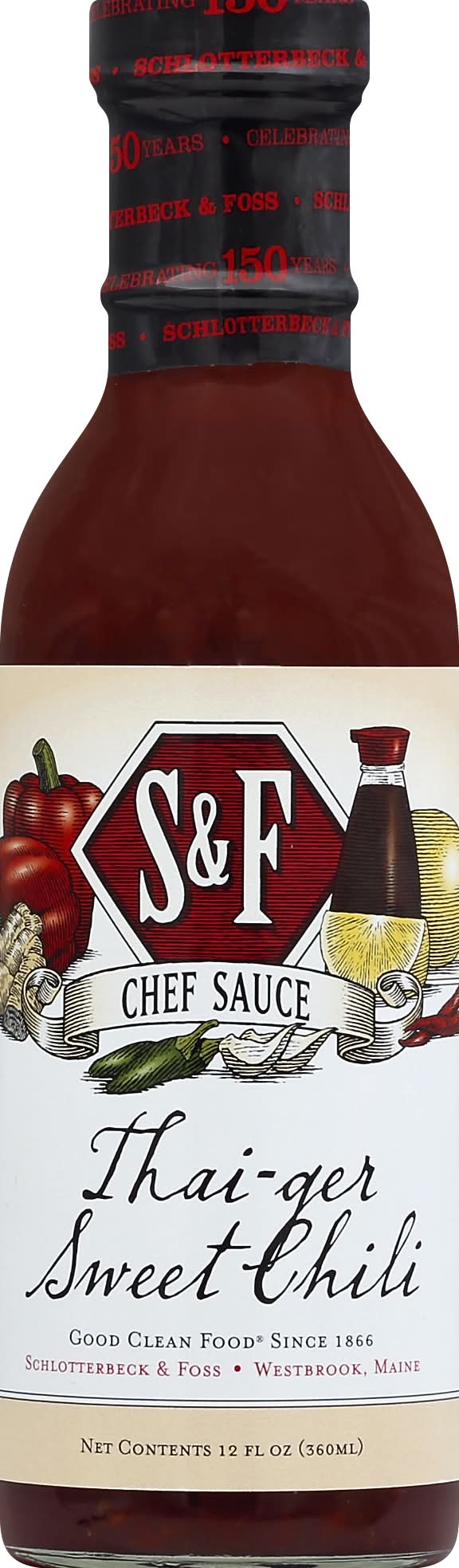 S&F Thai Ger Sweet Chili Chef Sauce (12.6 oz)
